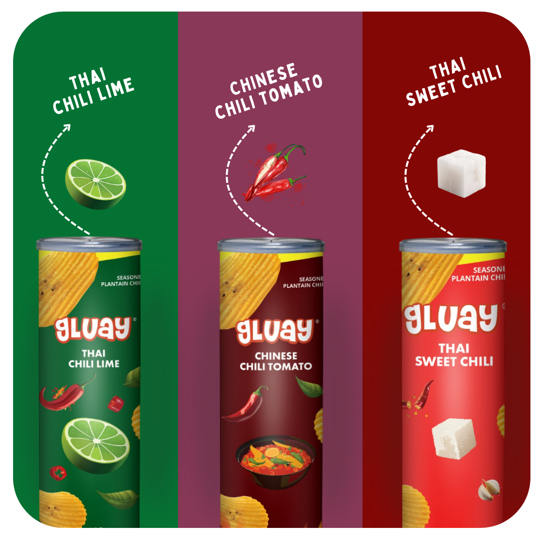 Gluay Chilli Voyage | 110g x 3 Can pack